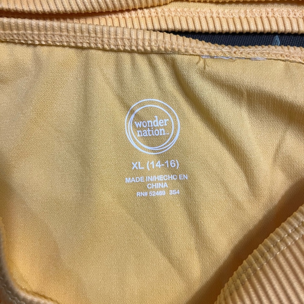 Wonder Nation Mustard Ribbed Bikini - Picture 4 of 4